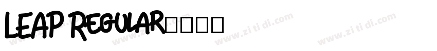 LEAP Regular字体转换